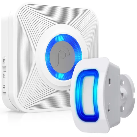 Fosmon WaveLink Door Chime Driveway Alarm Guard Wireless Motion Sensor (500 F...