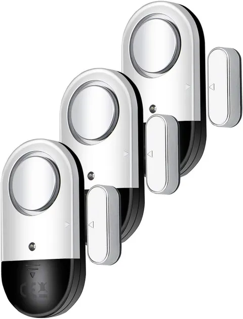 120 DB Loud Door and Window Open Alarm Sensor 3 Pack for Kids, Dementia Patients
