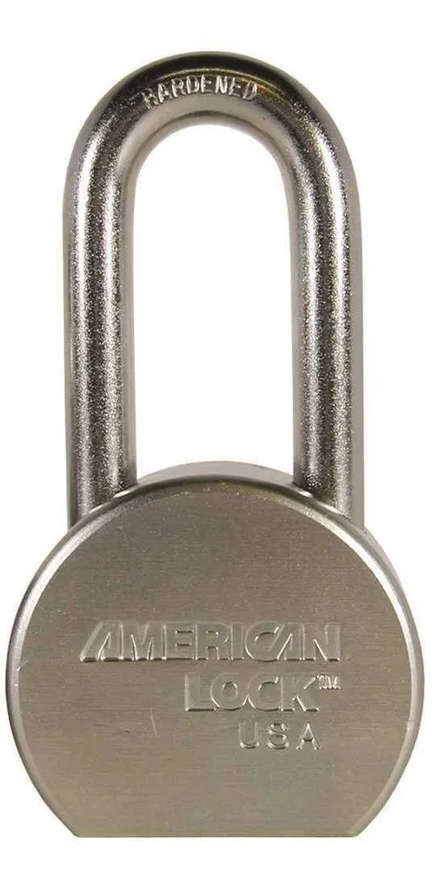 700 Series 2-1/2 in. Professional Padlock with Long Shackle Chrome, Silver