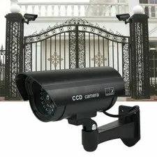 Outdoor Dummy Camera Fake Wireless CCTV Security Waterproof IR LED