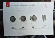 YI 1080p Wi-fi Home Security Camera Family Pack Of  4 Cameras New Open Box 