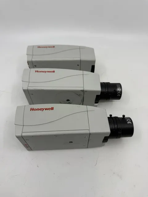 LOT OF  3 Honeywell HCC484E Security Color Cams(5-50) & (2.8-12mm) TESTED!
