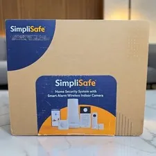 SimpliSafe Home Security System With Smart Alarm Wireless Indoor Camera Sealed