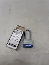 Master Lock 3 Dial Combination Padlock 1-7/8" Laminated Steel 3BRL35 Long Shackl