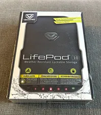 Vaultek LifePod 10 Covert Black Weather/Water Resistant Airtight Safe VLP10-BK