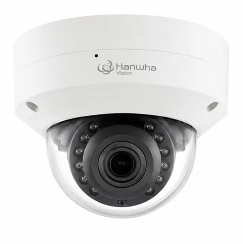 Hanwha Vision XND-6083RV 2 Megapixel IR Indoor Vandal Dome AI Camera Network