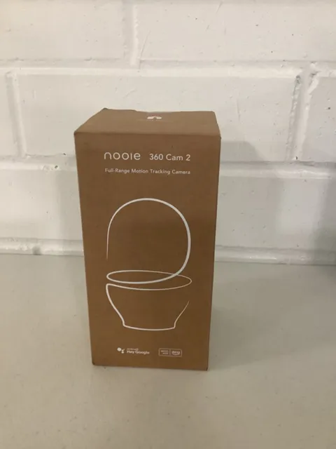 Nooie 360 Cam 2  2K HD Full-Range Motion Tracking Camera 2-way Audio