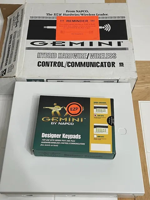 Napco Gemini GEM-P801 Wired/Wireless Security System with GEM-RP8 Keypad New