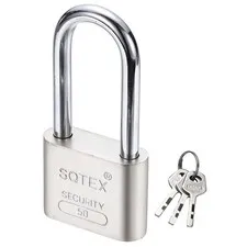 100 x 50 mm Heavy Duty Lock Alloy Steel High Security Padlock with 3 Keys