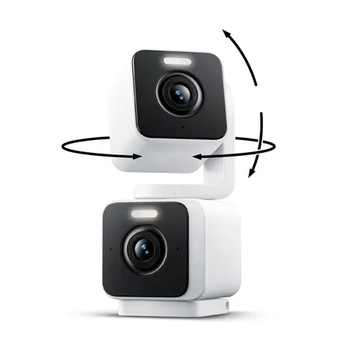 WYZE Duo Cam Pan Indoor/Outdoor IP65 2K 360° Pan/Tilt Smart Home Security Camera