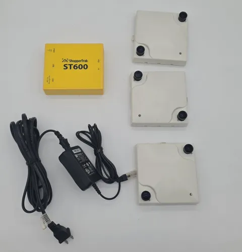 ShopperTrak ST600 People Counter w/ Power Supply & 3 H1001-5 Sensors