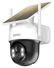 Wireless Solar Security Camera Outdoor, 2K HD, Night Vision, Auto Tracking, 360°