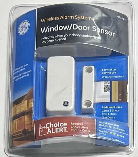 GE Choice Alert Wireless Alarm System Window/Door Sensor New Sealed