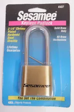 Sesame Keyless Padlock K437 - BRAND NEW