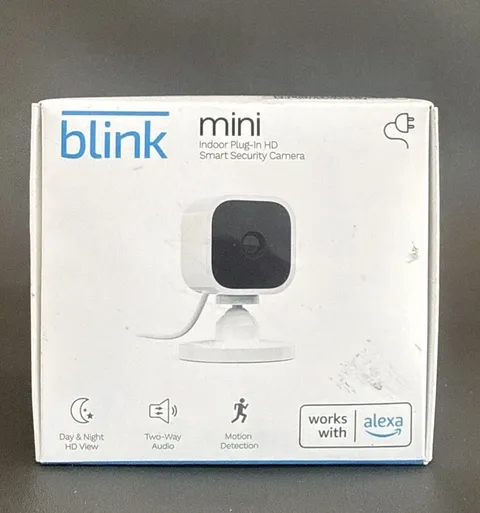 Blink Mini Indoor Plug-In Live HD Smart Security Camera (New in Box)