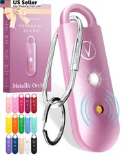 Vantamo Personal Alarm for Self Defense with Low Battery Metallic Orchid
