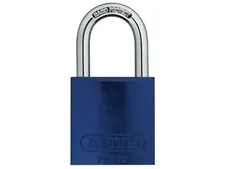 ABUS Mechanical 72/40mm Aluminium Padlock Blue Keyed Alike TT60121 ABUKA45232