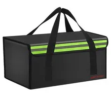 Iandairok 17.8X9.8X9.8 Ebike Battery Safe Bag Fireproof Charging Lipo Bag Large
