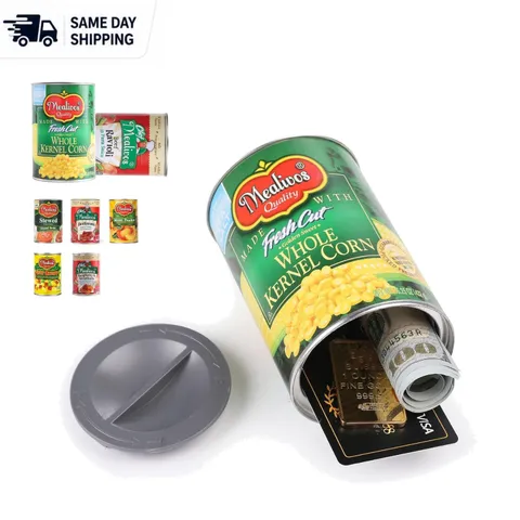 Ample Hidden Storage Fake Can Safe - Perfect Gift for Homeowners and Students