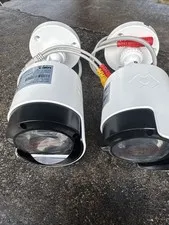 (2) Lorex LAB243S-C 4MP A-MPX Wired IR  Bullet Camera READ DESCRIPTION