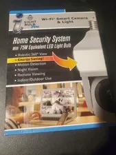 New Sight Bulb WiFi Smart Camera & Light Pro, 75W Equivalent LED Light