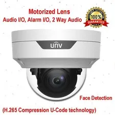 Uniview 8MP/4K Ultra 265 Smart Vandal Dome Camera Auto Motorized 2.8~12mm Lens 