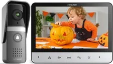 TMEZON Wired Video Intercom System,7 Inches Video Doorbell Camera with Monitor,