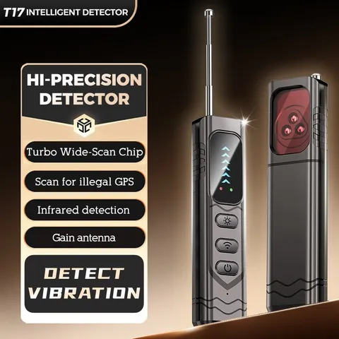 Anti-peeping hidden camera detector, wireless signal monitoring detector