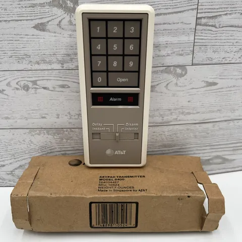 AT&T Keypad Transmitter Model 8400 Vintage Alarm NOS 104034467