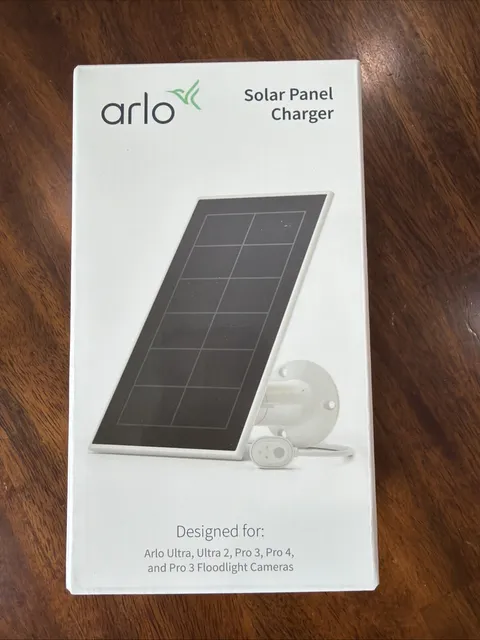 Arlo VMA5600 Solar Panel Charger Ultra, Ultra 2, Pro 3, Pro 4, Pro 3 Floodlight