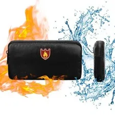 Fireproof Waterproof Storage Bag Valuables Organizer Travel Case