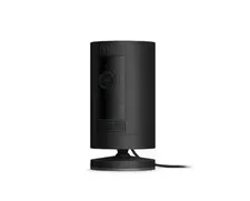 Ring Stick Up Cam Plug-in Wired Indoor/Outdoor Camera Black NEW