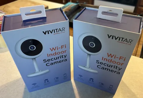 Vivitar Wi-Fi Indoor Security Cameras New In Sealed Box - This Is For 2 Cameras
