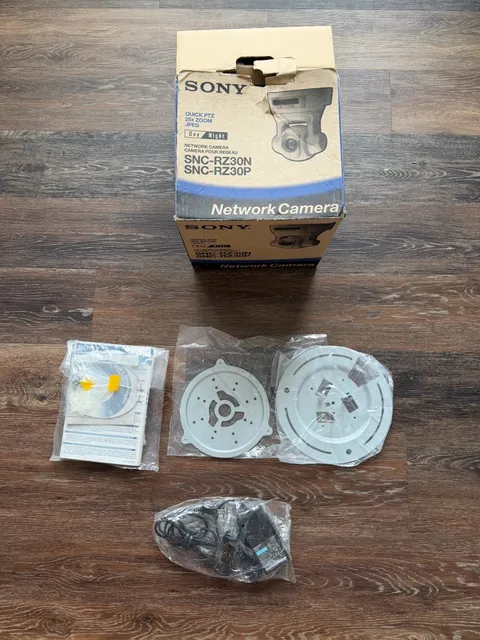 Sony Security Network Camera Pan/Tilt/Zoom SNC-RZ30N, RZ30P - NEW Open Box