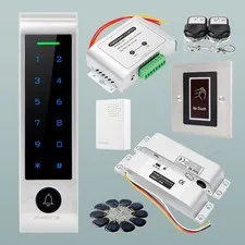 Access Control System For Door Entry With Battery& IR Switch& NC Drop Bolt Lock
