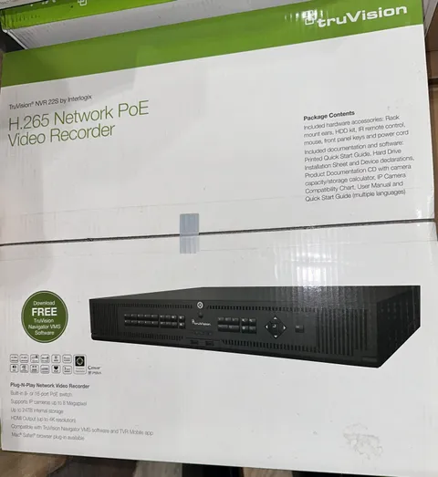 TruVision NVR 22S by Inerlogix H.265 Network PoE Video Recorder 16 CH