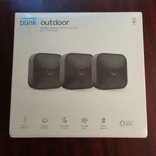 Blink Outdoor Battery-Powered Wireless Security Camera 3rd Gen 3-Pack,New/Sealed