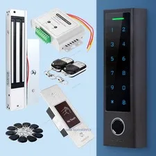 HOMSECUR 280kg Magnetic Door Lock Access Control System Kit App PIN RFID Unlock