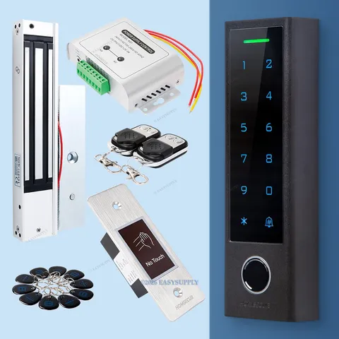 HOMSECUR 280kg Magnetic Door Lock Access Control System Kit App PIN RFID Unlock