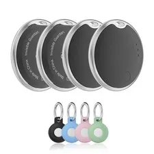 Invisible Guard Finder Tag-4 Pack, Bluetooth Tracker Works with Apple Find My...