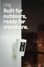Ring Stick Up Cam Outdoor Wireless Security Camera - White