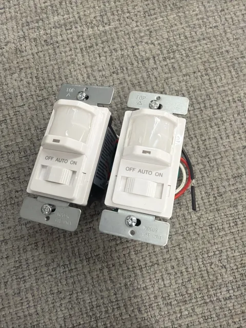 Lot Of 2 Topgreener Occupancy Sensor Pir Wall Switch