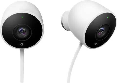 Google Nest Cam Outdoor Smart Security (Wired) Camera (2-Pack) NC2400ES Good