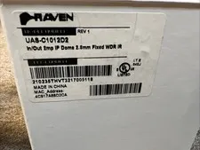 Raven UAS-C1012D2 2MP IP Dome Security Camera WDR IR 2.8mm Open Box