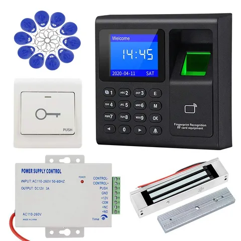 LIBO Complete RFID Access Control System Fingerprint Access Controller Keypad...