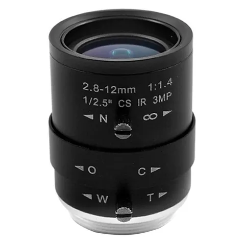 3MP  CCTV Camera Lens 2.8-12mm Varifocal Manual  Focus  Mount for5202