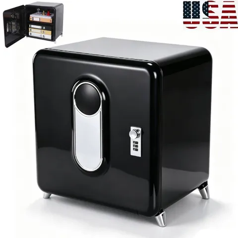 Lockable Document Storage Box with Combination Lock Safety Locking Box