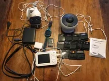 Lot of Electronics,Cameras,Globe Galaxy Projector Works,Other Items Untested