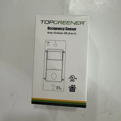 TopGreener Occupancy Sensor PIR Wall Switch TDOS5-j-W White New E25