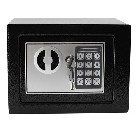 0.23 cu ft Small Electronic Safe Box with Digital Security Keypad & Keys NEW